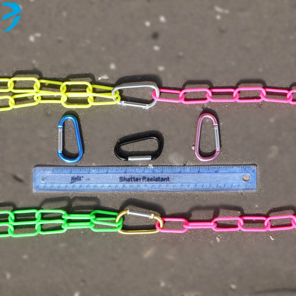50" Long Durable Plastic Hanging Clothes Market Shop Display Chain 4 Colours UK 