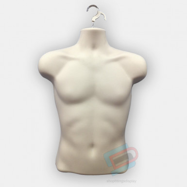 Male Hanging Body Form Retail Clothes Display Mannequin Skin (sdl3/4)