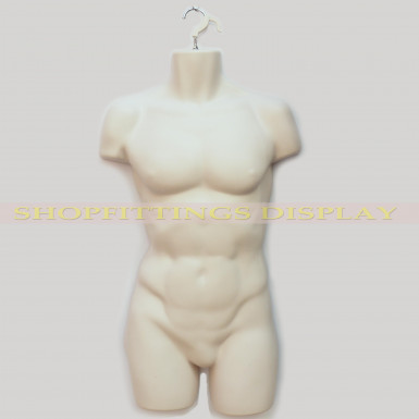 Male Hanging Body Form Full Retail Clothes Display Mannequin Skin (sdlfull)