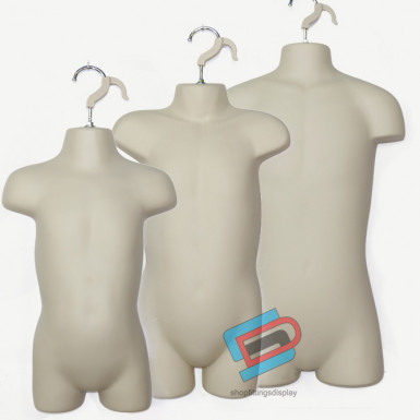 Kid Hanging Body Form Retail Clothes Display Mannequin Skin (sdl135/155/555)