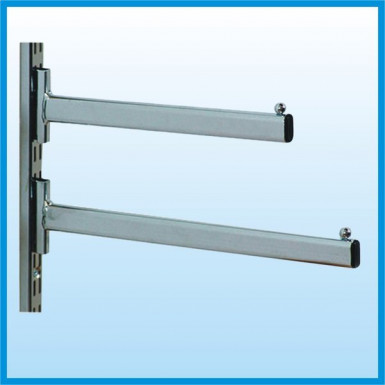 Upright Chrome Straight Arm with Ball End (300/350/400mm)