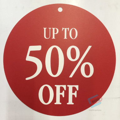 Round Sale Card up to 50%