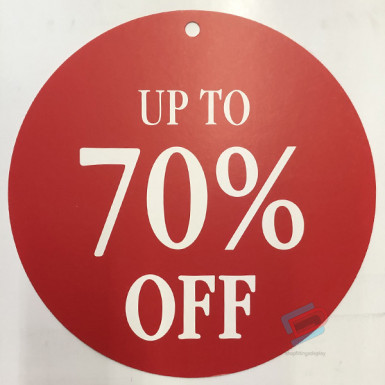 Round Sale Card up to 70%