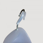 Female Hanging Body Form Retail Clothes Display Mannequin Silver (sdl3/4)