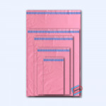 Pink Plastic Mailing Postage Bags with Strong Self Seal 17"x 24"
