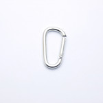 Carabiner Camp Spring Snap Clip Hook Keychain Climbing Rope Work SILVER