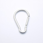 Carabiner Camp Spring Snap Clip Hook Keychain Climbing Rope Work SILVER