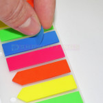 200 sheets Sticky Text Highlighter Plastic Strips Post notes Book it Revision