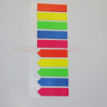 200 sheets Sticky Text Highlighter Plastic Strips Post notes Book it Revision