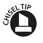 Pentel blue permanent marker bullet/chisel tip – single/box of 12