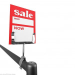 CARD PRICE HOLDER for Garment Rail Clothes rail shelf display holder