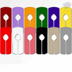 Garment Rail Divider Clothes Size S M L Plain Colours Popular Sizes Separators