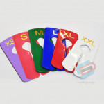 Garment Rail Divider Clothes Size S M L Plain Colours Popular Sizes Separators