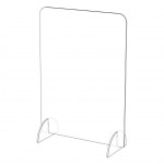 Freestanding Sneeze Screen With Cut Out – 23"(w) x 31(h)